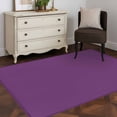 thumbnail image 4 of Dark Purple Area Rugs 3x5 for Living Room, Farmhouse Solid Purple Color Modern Art Non Slip Washable Rug Runner, Low Pile Indoor Floor Carpet Mat Bathroom Rugs for Bedroom, Kids Room, 4 of 9