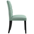 thumbnail image 4 of Hawthorne Collections 21.5" Fabric Tufted Dining Side Chair in Green (Set of 2), 4 of 5