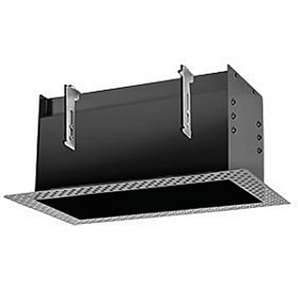 RAB Lighting Black 2 Fixture Head Trimless Recessed Remodeler Housing
