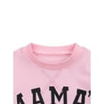 thumbnail image 4 of Kmbangi Loose Baby's Sweatershirt, Long Sleeve Round Neck Lettering Sweatershirt, 4 of 6