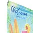 thumbnail image 6 of Northlight Tropical Welcome Friends Outdoor House Flag 28" x 40", 6 of 6