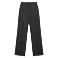 thumbnail image 4 of Dress Pants Women 2026 Elastic High Waist Wide Straight Leg Trousers Business Casual Office Work Pants Slacks, 4 of 5