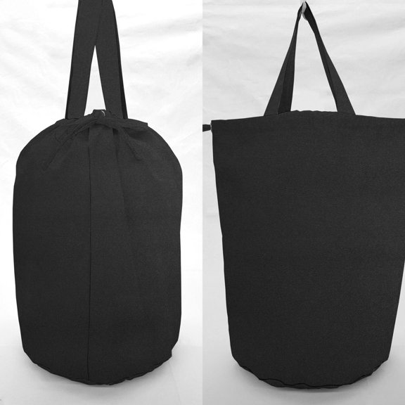 Waterproof Canvas 5 Gallon Carboy Bottle Drawstring Carrier & Cover by Penny's Needful Things (Black)