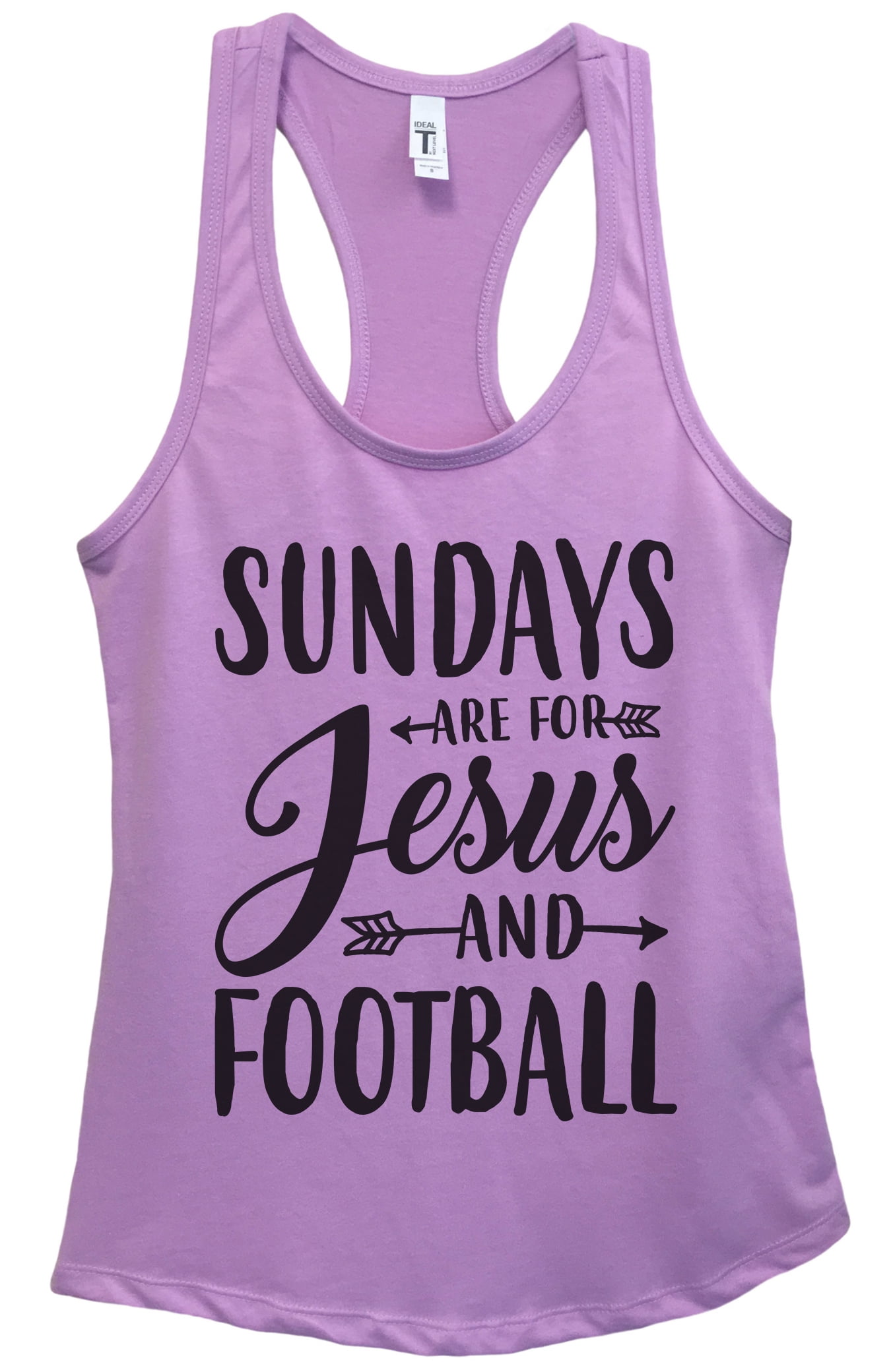 Sundays are for Jesus and Football Tank Tops Sleeveless T-Shirt Fit Mens