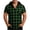 Army Green, variant on Men's Short Sleeve Hooded Tee Top Casual Quarter Button Henley Shirt Plaid Hoodie Yellow