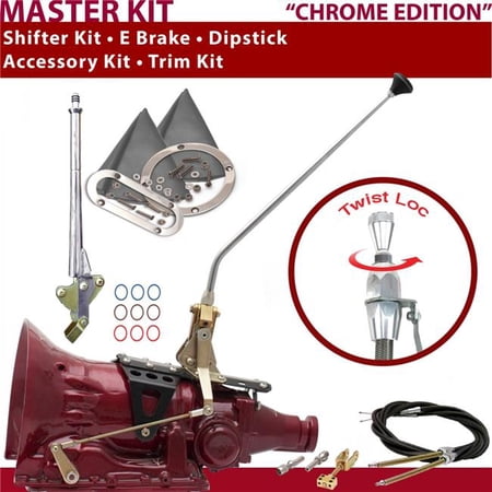 American Shifter 518 Shifter Kit 16 in. E Brake Cable Trim Kit Dipstick for CE713