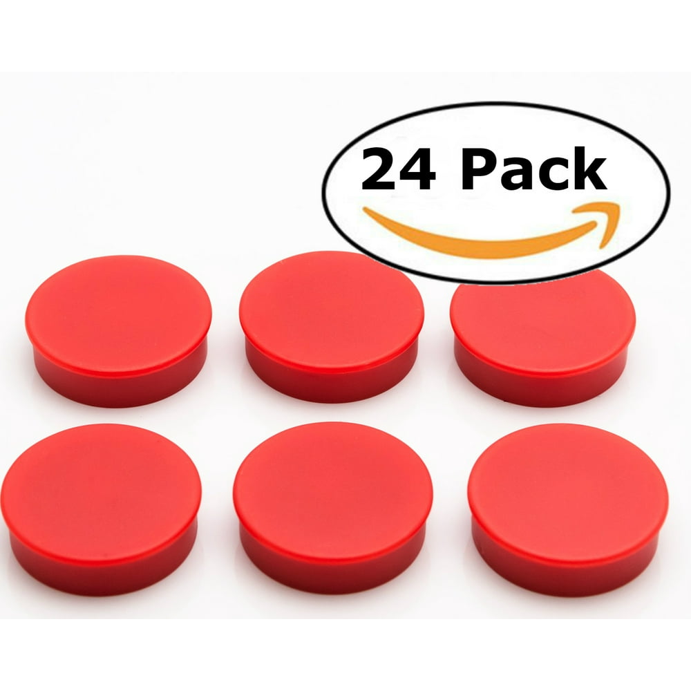 Red Plastic Pot 24 Red Round