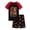Eat , Sleep & Game Red (Short Sleeves & Shorts), variant on Beezizac Summer Pajamas For Big Boys Sleep Face & Game Graphic Red Short Sleeves Soft PJs Set Kid Size 10
