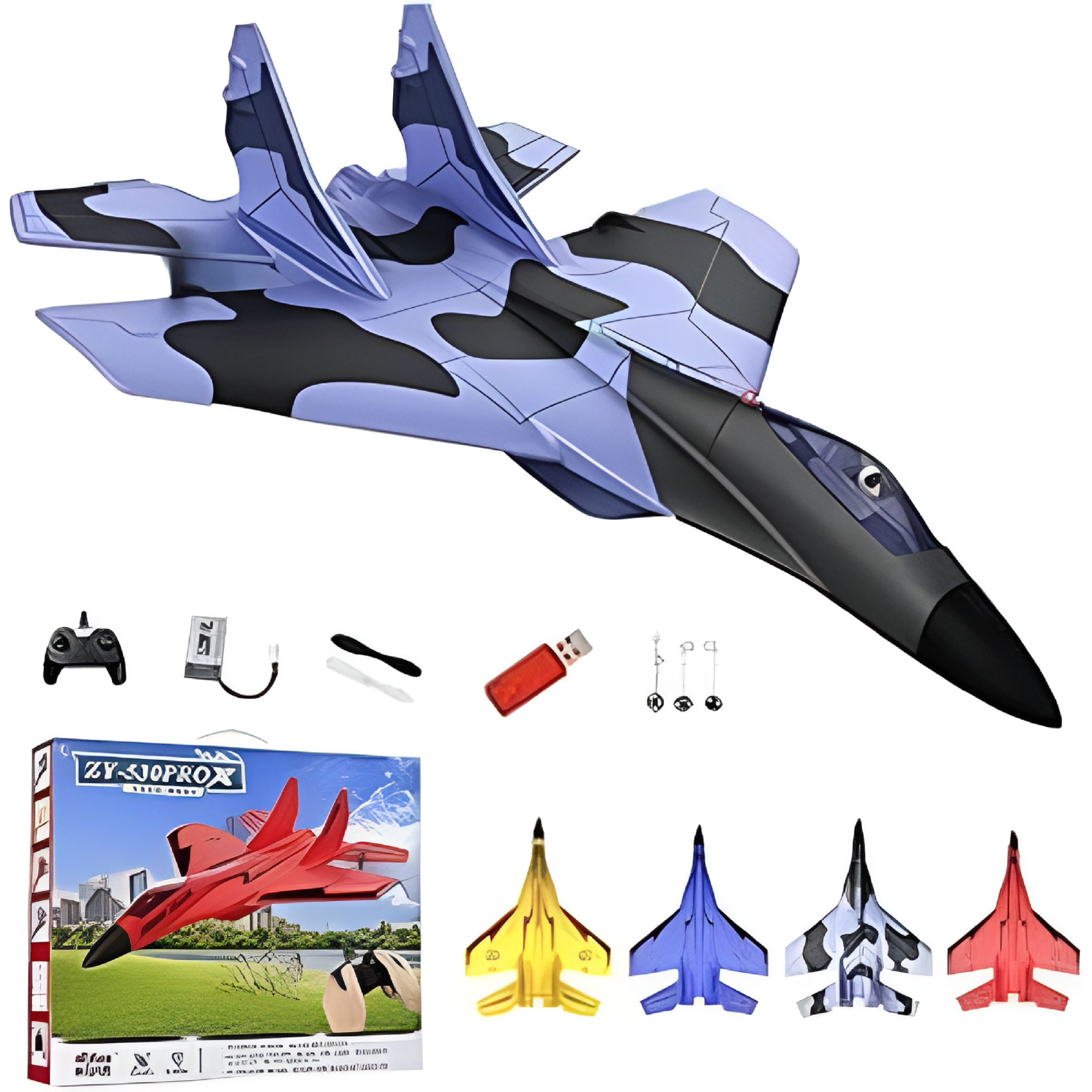 BESTSKY 2026 New Rc Plane,Remote Control Fighter Model,Remote Control Fighter Jet,2.4G Remote Control Plane,360° Remote Control Glider Airplanes