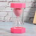 thumbnail image 4 of 15 Minutes Hexagonal Hourglass Sandglass Timer Sand Clock for Home Decor Birthday Gift Pink, 4 of 4