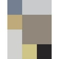 thumbnail image 3 of Grayscale 15x18 Black Modern Framed Museum Art Print Titled - Soft Blocks XIX, 3 of 5
