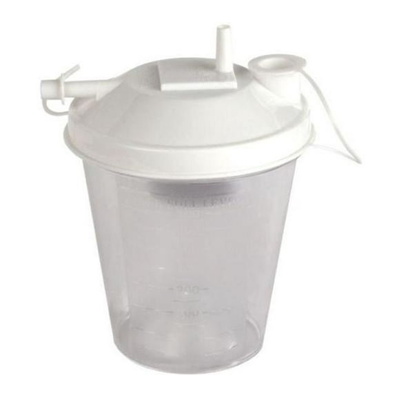 800cc Universal Suction Canister with 1/4" Tubing , Suction Tubing Connector, Bacteria Filter