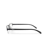 OCTO180 Men's Challenger Rectangular Prescription Eyeglasses with Case, Gray