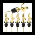 thumbnail image 1 of 6 Piezas De Vertedores De De Licor De Acero Inoxidable Con Peso, Dispensador AutomáTico De , Vertedor De Alcohol BalsáMico (Dorado), 1 of 7