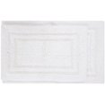 thumbnail image 1 of hometrends White Tufted Reversible 2 Piece Bath Rug Set, 1 of 5