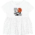 thumbnail image 3 of Inktastic Little Sister and Biggest Fan Basketball Player Girls Baby Dress, 3 of 5