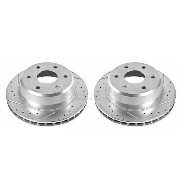 Power Stop AR8645XPR Evolution Drilled & Slotted Rotors -Rear