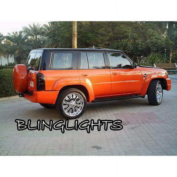 For Nissan Patrol Safari Y61 Tinted Protection Overlays Film for Taillamps Taillights Tail Lamps Lights