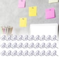 thumbnail image 2 of Heart Shaped Push Pins,Transparent Thumb Tacks,Cork Board Decorative Pins,Clear Plastic Heart Shape Rustproof Metal Needle Design,Cute Decorative Fastener for Poster Photo Map Cork Board,30 Pcs, 2 of 7