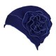 thumbnail image 1 of Turbante transpirable, suave, para dormir, con banda ancha, elástico, multiusos, holgado marina de guerra, 1 of 9