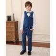 thumbnail image 3 of Traje DISAUR para niño, pantalones de vestir y chaleco con camisa de vestir y corbata, 3 of 7