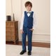 thumbnail image 3 of Conjunto de ropa DISAUR para niños, chalecos y pantalones azules para niños de 7 a 8 años, 3 of 7