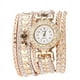 thumbnail image 1 of Pulsera para mujer, regalos para mujer, reloj de pulsera redondo de cuarzo analógico de cuero de moda para mujer, relojes, 1 of 2