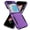 Purple+Black, variant on Samsung Galaxy Z Flip 5 Case, 2 in 1 Hard PC + Soft TPU Back Shell Heavy Duty Military Drop Protection Rugged Dual Layer Shockproof Hybrid Case Galaxy Z Flip 5, Red+Rose