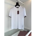 thumbnail image 2 of Camiseta de manga corta con cuello redondo y bordado de algodón de seda para hombre 24ss GIOIO, 2 of 4