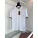 thumbnail image 2 of Camiseta de manga corta con cuello redondo y bordado de algodón de seda para hombre 24ss GIOIO, 2 of 4