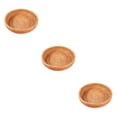 thumbnail image 3 of Thinsony Wicker Woven Round Snack Fruit Bowl Rattan Food Organizer Tray 25x5cm 3Set, 3 of 6