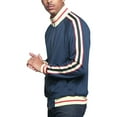 thumbnail image 3 of G-Style USA Men's G Striped Track Jacket JK5014 - Navy - 2X-Large, 3 of 4