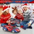 thumbnail image 6 of Allaugh 2024 Remote Control Car for Kids, 1:18 Electric Vehicle Toy with Lights & Controller, Birthday Gift for 3-12 Years Old Boys Girls, Red and Blue, 6 of 7