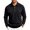 Black, variant on Mens Golf Polo Shirts Solid Lapel Long Sleeve Sweatshirt with Cargo Pockets Casual Top
