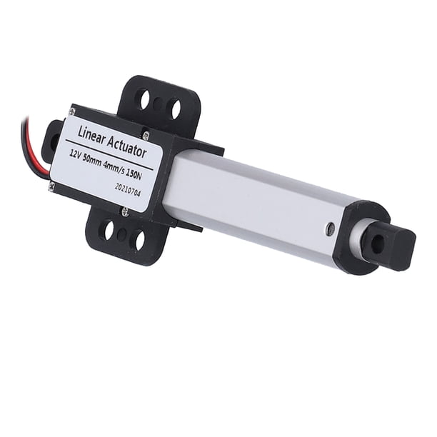 Mini Actionneur Linéaire électrique 12 V DC – Course 50 Mm, 4 Mm/s, 150 N, Avec Interrupteurs De Fin De Course, Pour Auto Et Industrie