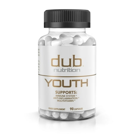 Immune Booster by dub Nutrition | ANTI-AGING Youth Formula! | Multi-Vitamin, Immune System Support Supplements, Resveratrol, COQ10, Turmeric Curcumin, Vitamin D3, Grape Seed Extract, Alpha Lipoic (Best Multivitamin To Boost Immune System)