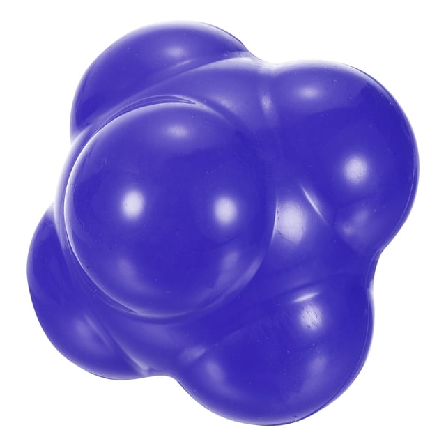 Unique Bargains Rebond Ballons de Réaction Coordination Entraînement Ballon Agilité Entraîneur Silicone pour Réflexe de Vitesse, Jaune