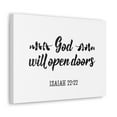 thumbnail image 2 of Scripture Walls Isaiah 22:22 God Will Open Doors Leaves Bible Verse Canvas Christian Wall Art Ready to Hang Unframed, 2 of 17