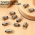 thumbnail image 2 of 10 Pcs E10 Small Electric Light Bulbs 2.5V 0.3A for Student Physics Experiments, 2 of 8