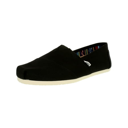 - Toms Men's Alpargata Canvas Black Ankle-High Flat Shoe - 8M