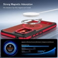 thumbnail image 3 of Funda GUAGUA para Moto G Stylus 5G 2024, 6.7 pulgadas, magnética, roja, 3 of 9
