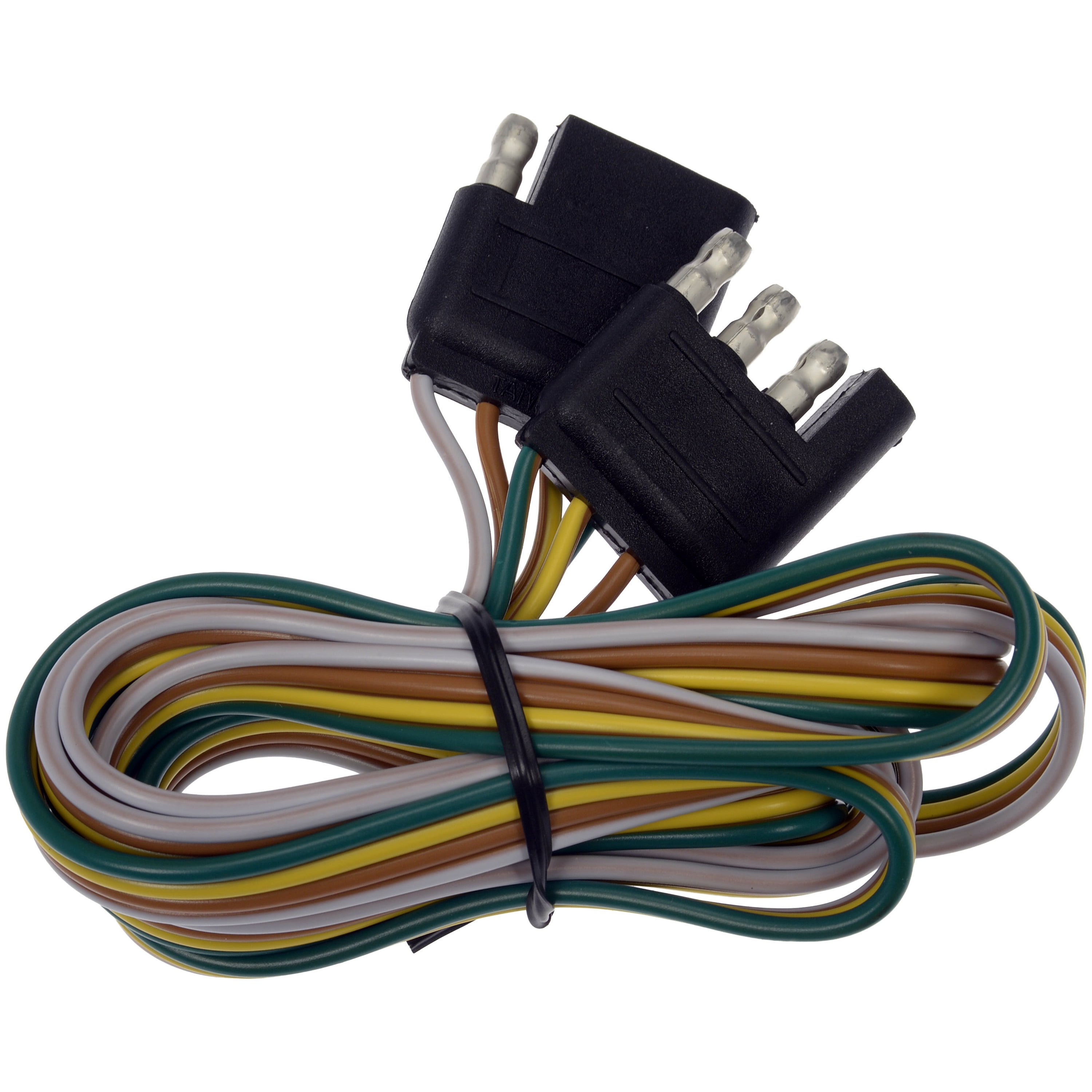 Dorman 62004 4-Flat Vehicle Side And Trailer Side Wiring Connectors (48"/12")