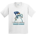 thumbnail image 3 of Inktastic Chill Dude Winter Snowman Youth T-Shirt, 3 of 5