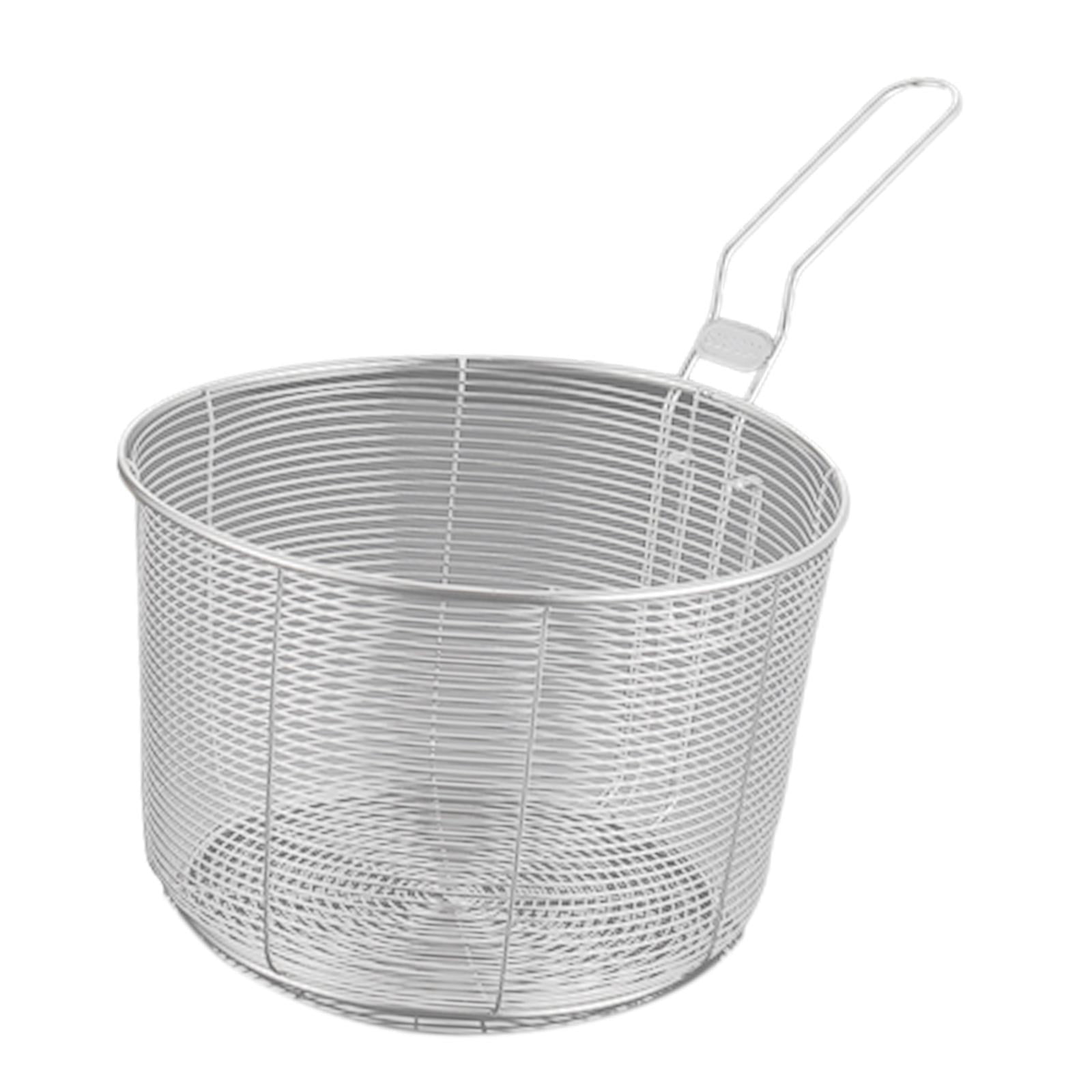 Round Mesh Fryer Basket, 9.5 diameter