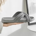 thumbnail image 6 of NGHnuifg Fashion Couples Men Shower Room Home Non Breathable Soft Sole Shoes Slipper Mens Slippers Size 15-16 Big And Tall compatible with Machine Washable Slippers for Men Mens Slippers, 6 of 9