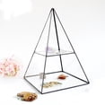 thumbnail image 3 of Glass Geometric Terrarium Faceted Tabletop Plants Container Bronze, 3 of 8