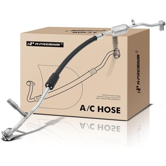 A-Premium A/C Discharge Hose Compatible with Ford Crown Victoria Lincoln Town Car 2006-2011 V8 4.6L High Pressure Compressor to Condenser