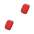 thumbnail image 2 of Seitruly Estuches Mini auriculares portátiles duros Cable USB Organizador de monedas Bolsas de almacenamiento Estuche para tarjetas Monedero Rojo 2piezas, 2 of 6