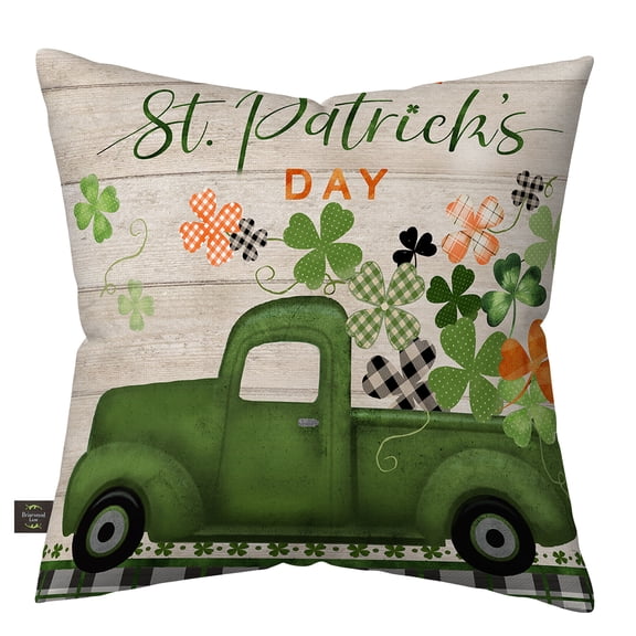 Briarwood Lane St. Patricks Day Indoor/Outdoor Pillow 17x17 St Pats Pickup For St. Patricks Day Pillow