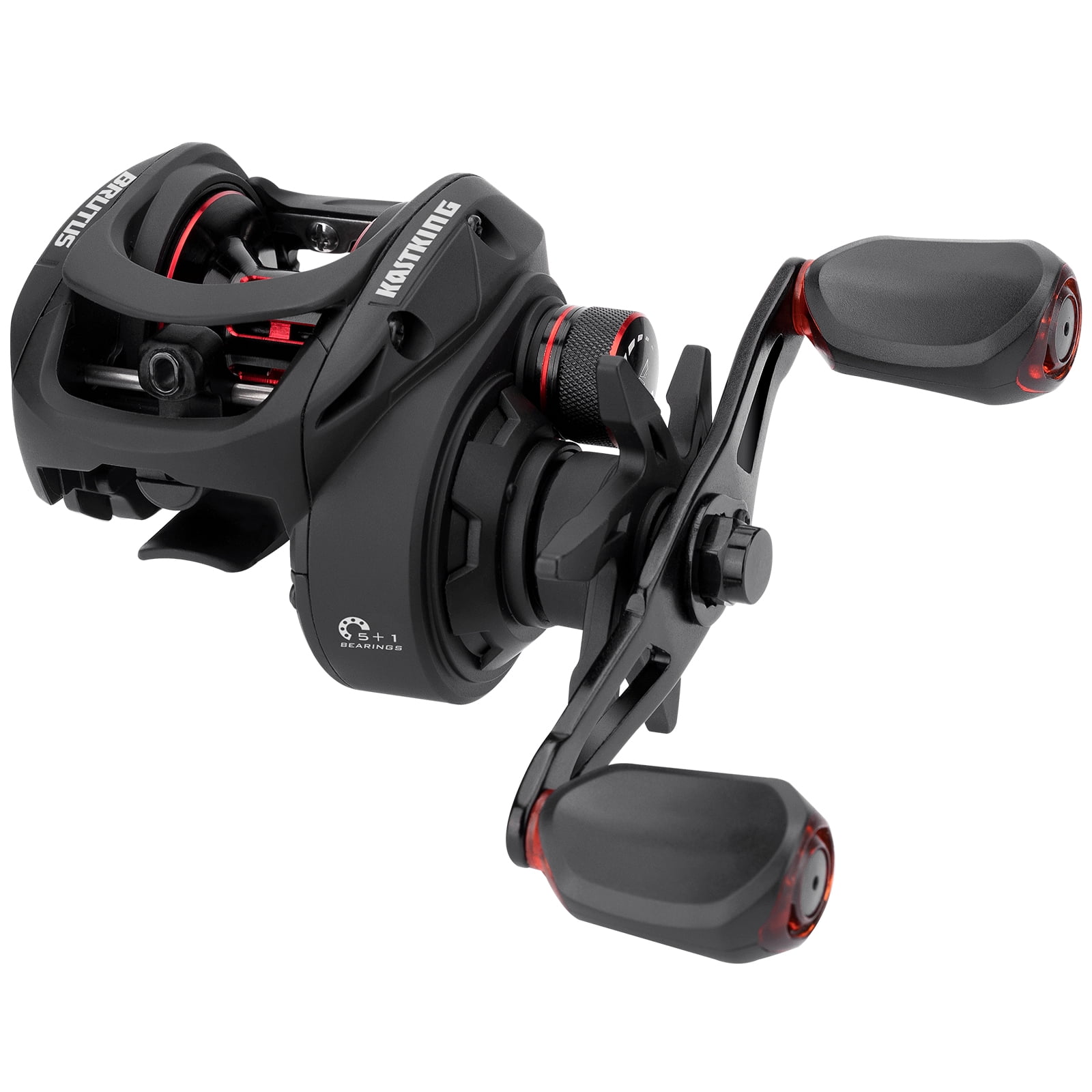 Baitcaster Lightweight Casting Reel, 18+1BB Ball Bearings, High Speed 7.2:1 Gear Ratio, Magnetic Brake System - Walmart.com Baitcaster Lightweight Casting Reel, 18+1BB Ball Bearings, High Speed 7.2:1 Gear Ratio, Magnetic Brake System - Walmart.com